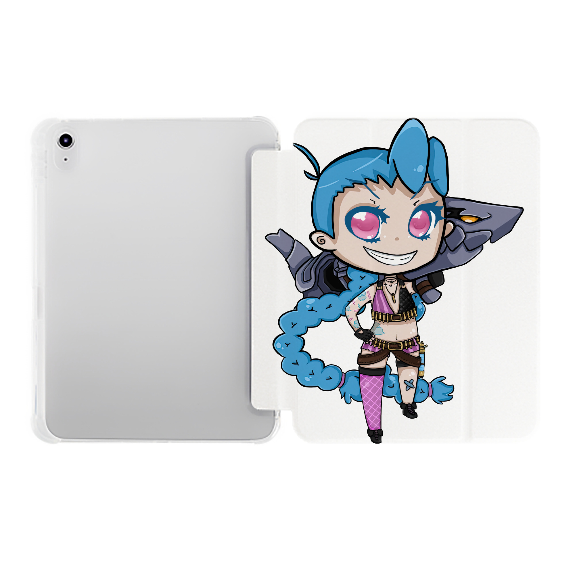 （画像用） リーグ・オブ・レジェンド League of Legends LOL IPad ケース ペン収納付き 三つ折りスタンド PUレザー×シリコン 対応機種9.5/10.5/10.9インチ